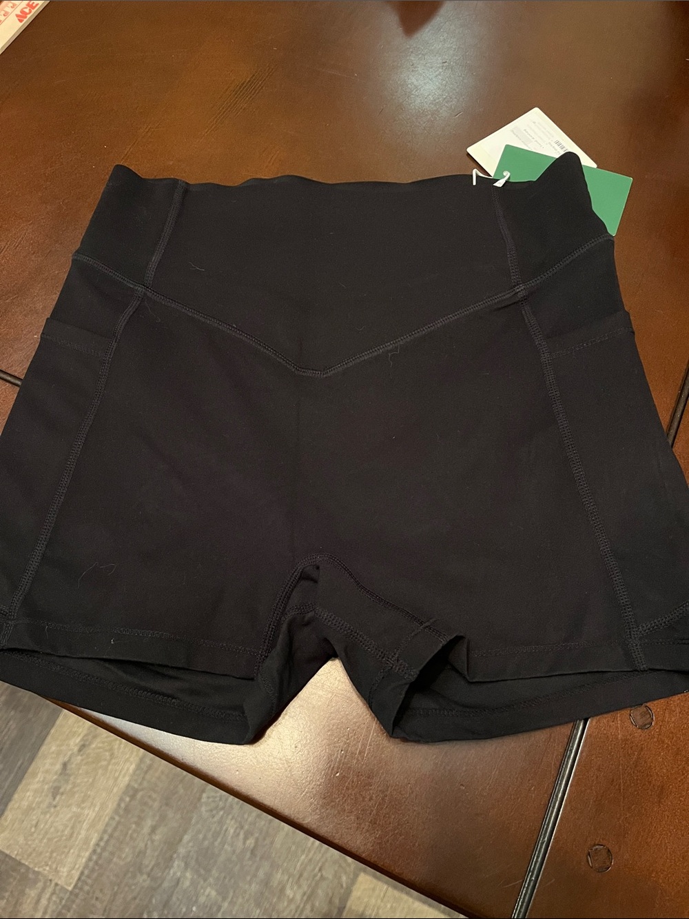 HALARA High-Waist Black Athletic Shorts tummy, trimming, and butt lifting